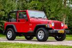 Jeep Wrangler 4.0i 6-cill TJ Youngtimer One Of A Kind!, Auto's, Jeep, Stof, Gebruikt, Zwart, Handgeschakeld