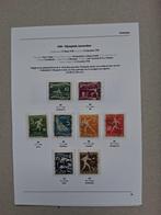 NVHP 212-219 op A5 albumblad (Olympiade), Postzegels en Munten, Ophalen of Verzenden, T/m 1940, Gestempeld