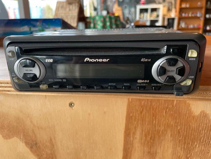 Pioneer DEH-1400RB Autoradio - CD, RDS, Afneembaar Front, Auto diversen, Autoradio's, Gebruikt, Ophalen of Verzenden
