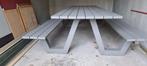 Aluminum picknicktafel grijs 280cm, Rechthoekig, Zo goed als nieuw, Ophalen, Aluminium
