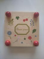 Houten Bloemenpers met lieveheersbeestjes Dille en Kamille, Ophalen of Verzenden, Zo goed als nieuw, Materiaal
