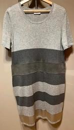 Jurk grijs beige 38/40 - 42/42, Kleding | Dames, Jurken, Maat 38/40 (M), Nieuw, Ophalen of Verzenden, Knielengte