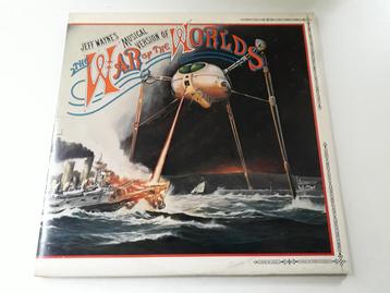 Dubbel Lp vinyl   Jeff Wayne's War of the Worlds + boekwerk