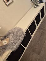 kallax kast wit 5-vaks incl zwarte stoffen inzetbak, Ophalen, Zo goed als nieuw