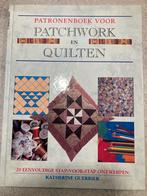 Patronenboek Patchwork en quilten door Katherine Guerrier, Ophalen of Verzenden, Zo goed als nieuw, Borduren en Naaien