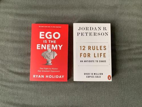 Ego is the Enemy (Ryan Holiday) & 12 Rules for Life (Jordan), Boeken, Advies, Hulp en Training, Nieuw, Ophalen of Verzenden