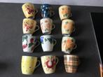 Vic’s Design kopjes, Senseomaat, Handpainted, (12), Ophalen of Verzenden, Zo goed als nieuw, Overige stijlen, Kop(pen) en/of Schotel(s)