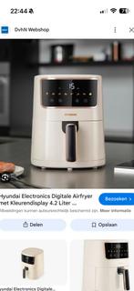 Hyundai airfryer rose goud beige, Witgoed en Apparatuur, Airfryers, Ophalen, Zo goed als nieuw, Airfryer