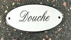 Deurplaatje emaille "Douche" NIEUW, Ophalen of Verzenden