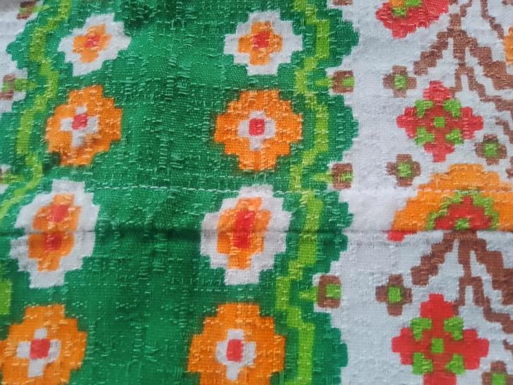 vintage gordijnen jaren 60/70, Huis en Inrichting, Stoffering | Gordijnen en Lamellen, Gebruikt, 200 cm of meer, Ophalen of Verzenden