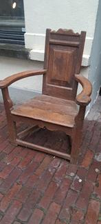 Engelse eikenhouten stoel ca 300 jaar oud, Antiek en Kunst, Ophalen