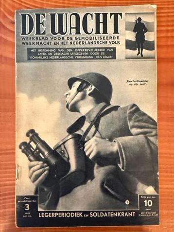 11 exemplaren van De Wacht uit 1939/1940 beschikbaar voor biedingen
