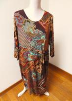 M23 APANAGE jurk bruin tinten maat 46 = 44 Ned, Bruin, Maat 46/48 (XL) of groter, Ophalen of Verzenden, Zo goed als nieuw