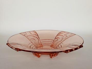 Schaal Walther & Söhne Holland Persglas Art Deco beschikbaar voor biedingen