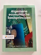 J. de Jong - Algemene economische basisprincipes, Zo goed als nieuw, Economie en Marketing, J. de Jong; C.J. Lange, Ophalen of Verzenden