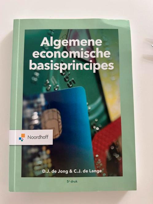 J. de Jong - Algemene economische basisprincipes, Boeken, Economie, Management en Marketing, Zo goed als nieuw, Economie en Marketing