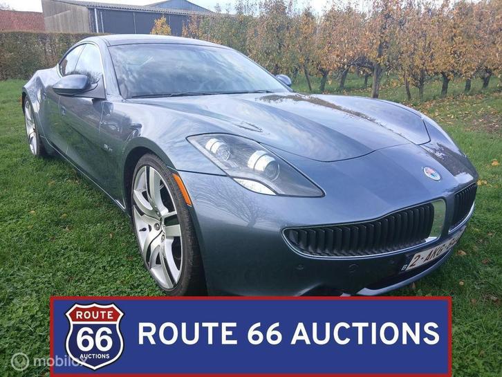 Fisker Karma | 2012 | Route 66 Auctions, Auto's, Fisker, Bedrijf, Te koop, Benzine, Overige carrosserieën, Handgeschakeld, Zwart