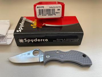 Spyderco Manbug Aogami Super Blue Grey Sprintrun nr. 004V beschikbaar voor biedingen
