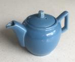 Mooi theepotje jaren 30/40 blauw aardewerk Ø10 cm, Ophalen of Verzenden