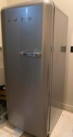 SMEG FAB28LX1 Retro Koelkast – Zilvergrijs – 256L – 2018, Witgoed en Apparatuur, Koelkasten en IJskasten, Ophalen, 200 liter of meer
