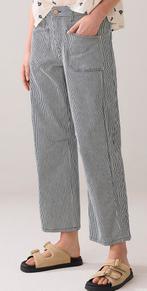 Summum blue daze gestreepte broek 34, Kleding | Dames, Spijkerbroeken en Jeans, Summum, Nieuw, W27 (confectie 34) of kleiner, Verzenden