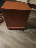 Mooi metalen kastje op wielen. Slaapkamer/kamer, Huis en Inrichting, Kasten | Dressoirs, Ophalen of Verzenden, 25 tot 50 cm, 50 tot 100 cm