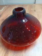 Glazen Vaas - Mooie Decoratie, Ophalen of Verzenden, Minder dan 50 cm, Rood, Glas