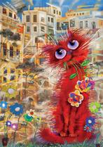 Art Puzzles - Red Cat - 260XL stukjes, Ophalen of Verzenden, Minder dan 500 stukjes, Nieuw, Legpuzzel