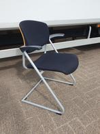 6x luxe nette Drabert vergaderstoel, zwart + hout + armlegge, Huis en Inrichting, Stoelen, Postbus, Metaal, Zwart, Ophalen of Verzenden