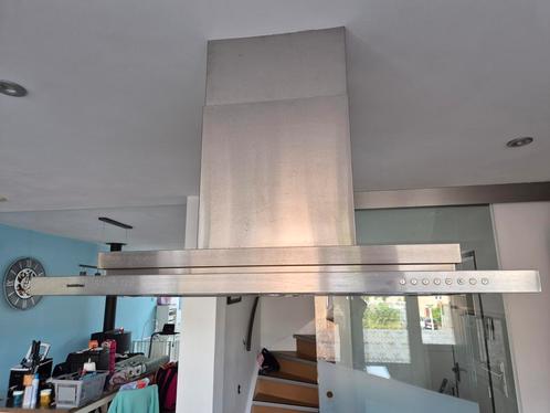 Eiland keuken met kastenwand, Huis en Inrichting, Keuken | Complete keukens, Gebruikt, Overige typen, Overige kleuren, Staal of Rvs