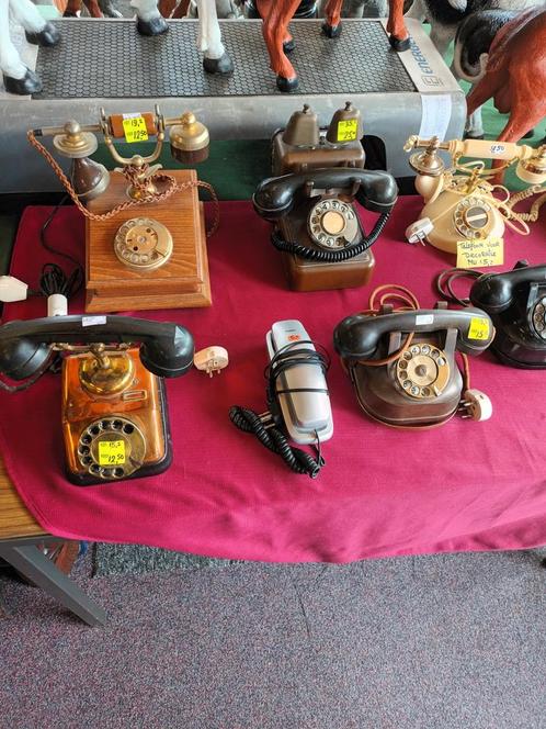 Verzameling oude TELEFOON TOESTELLEN, Verzamelen, Complete verzamelingen en Collecties, Ophalen