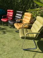 Artifort  Chanel stoelen, Huis en Inrichting, Minder dan 75 cm, Vintage, Leer, Ophalen of Verzenden