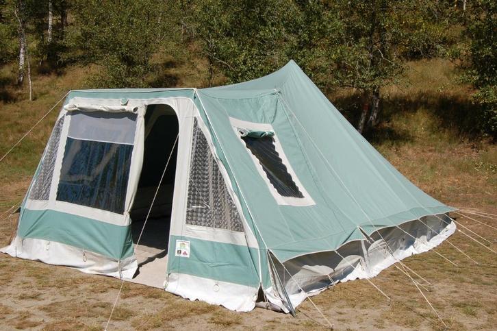 4-PERSOONS PYRAMIDE TENT, Caravans en Kamperen, Tenten, tot en met 4, Gebruikt, Ophalen