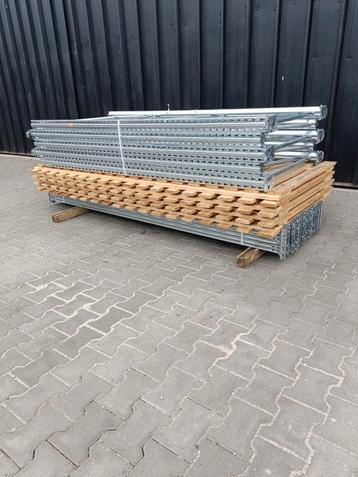 Te koop 11 meter metalsistem palletstelling stellingen  beschikbaar voor biedingen