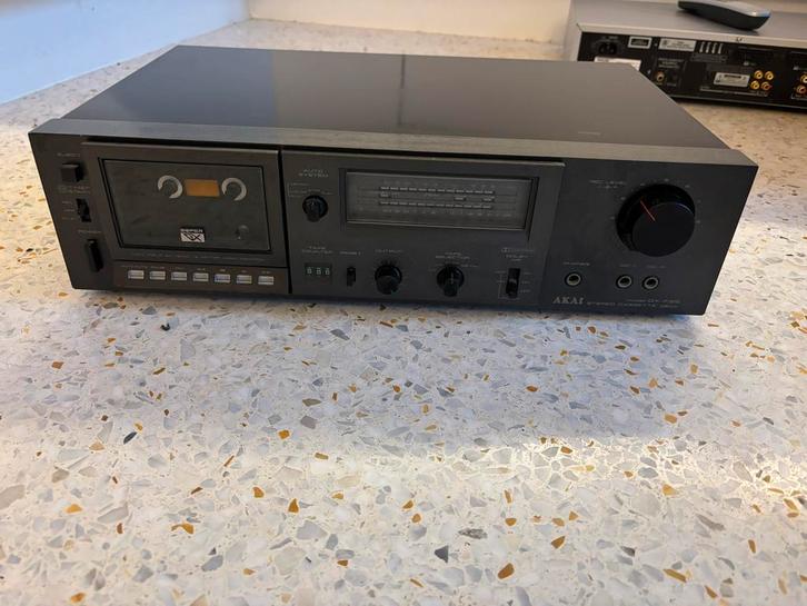 Akai GX-F25 Cassettedeck, Audio, Tv en Foto, Cassettedecks, Enkel, Akai, Tape counter, Ophalen