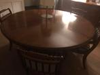 Kersenhoet ingelegde tafel stoelen en dressoir, Antiek en Kunst, Ophalen of Verzenden