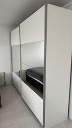 Schuifdeur kledingkast met spiegel 240 cm, Huis en Inrichting, Kasten | Kledingkasten, Ophalen, Zo goed als nieuw, 200 cm of meer