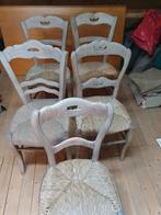 Antieke stoelen met nieuwe zittingen, in perfekte staat. per, Ophalen