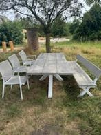 tuinset, Tuin en Terras, Tuinsets en Loungesets, Ophalen, Bank, 6 zitplaatsen, Teakhout