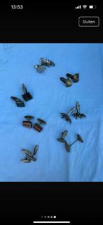 7 paar vintage manchetknopen, Ophalen of Verzenden, Overige materialen
