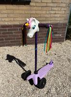 Micro step mini + Scootaheadz eenhoorn + regenboog linten, Fietsen en Brommers, Steps, Ophalen, Gebruikt, Gewone step
