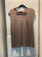 Repeat top taupe 42 glittertje, Repeat, Bruin, Verzenden, Maat 42/44 (L)
