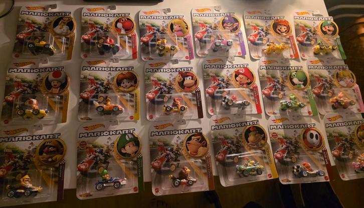 Hot Wheels Mario Kart 33 stuks, Verzamelen, Speelgoed, Nieuw, Ophalen of Verzenden