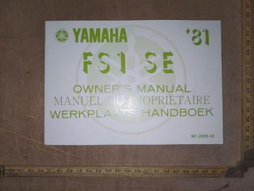 Yamaha Fs1 handleiding  beschikbaar voor biedingen