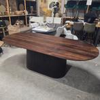 Eettafel Salvator 230cm Mangohout / Walnoot van Livingfurn, Antiek en Kunst, Ophalen