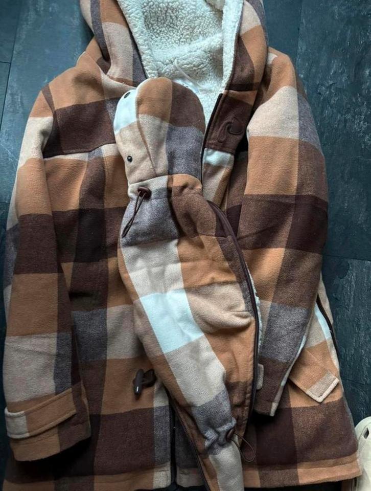 wollen zwangerschapsjas & draagjas, Kleding | Dames, Positiekleding, Zo goed als nieuw, Overige typen, Maat 46/48 (XL) of groter