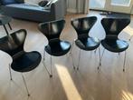 Vlinderstoelen Fritz Hansen, Huis en Inrichting, Stoelen, Ophalen, Gebruikt, Zwart, Vier