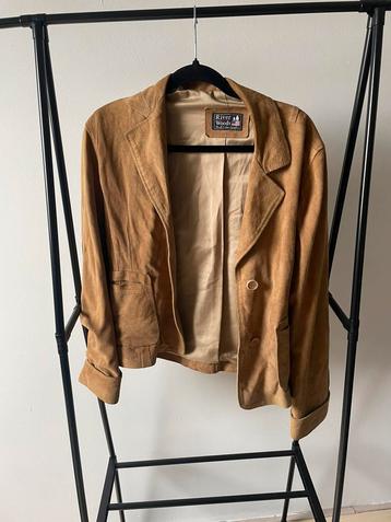 River woods suede jas beschikbaar voor biedingen