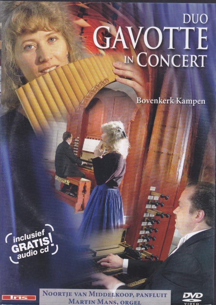 Dvd en Cd Duo Gavotte in Concert Martin Mans en Noortje van, Cd's en Dvd's, Dvd's | Religie en Gospel, Zo goed als nieuw, Boxset