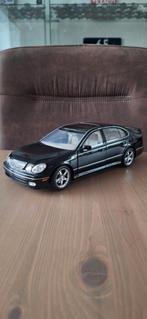 Lexus GS400 zwart van Autoart in nette staat., Hobby en Vrije tijd, Modelauto's | 1:18, Ophalen of Verzenden, Zo goed als nieuw